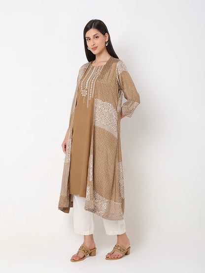 Nylangan Straight Fit Printed Kurta
