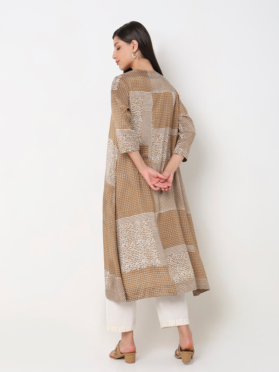 Nylangan Straight Fit Printed Kurta