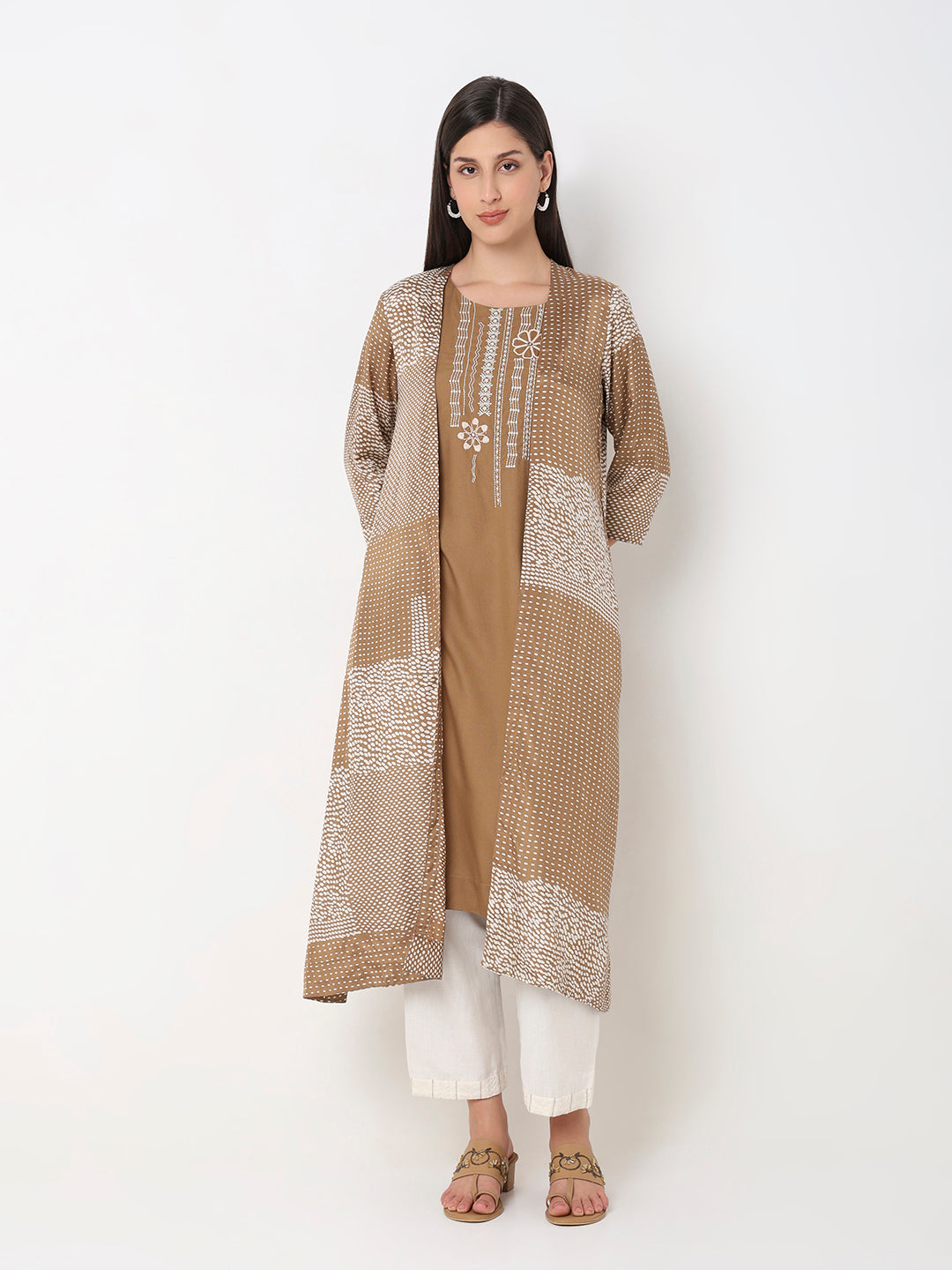 Nylangan Straight Fit Printed Kurta