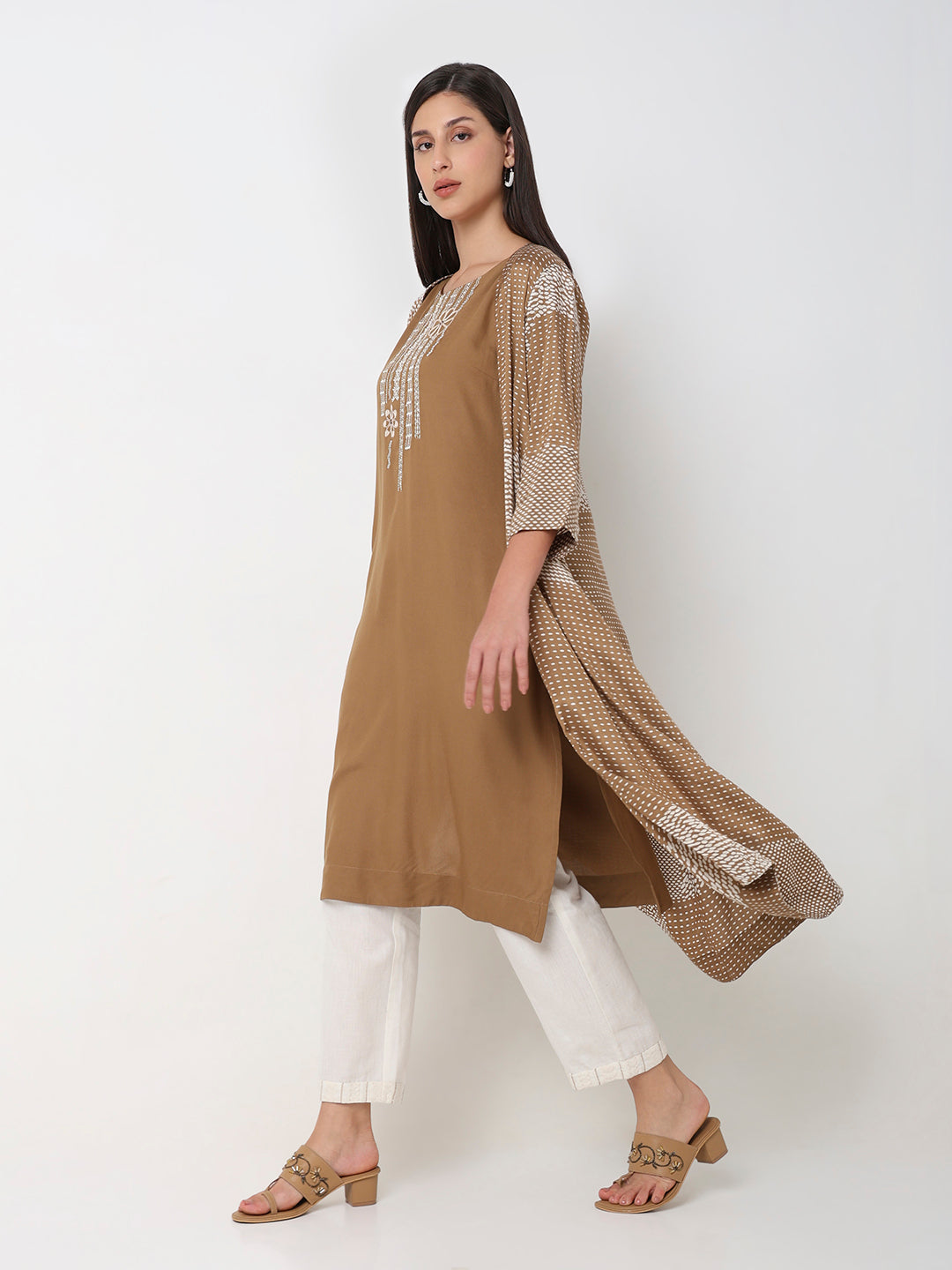 Nylangan Straight Fit Printed Kurta