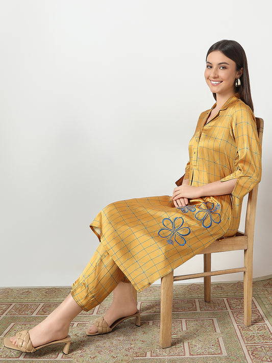 Nylangan Straight Fit Printed Kurta