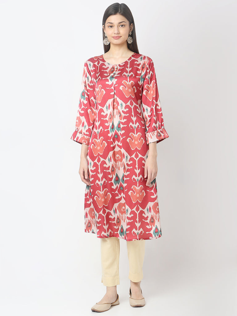 Nylangan Regular Fit Printed Kurta