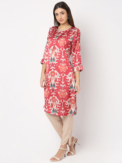Nylangan Regular Fit Printed Kurta