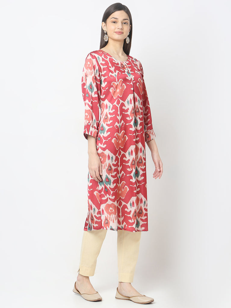 Nylangan Regular Fit Printed Kurta