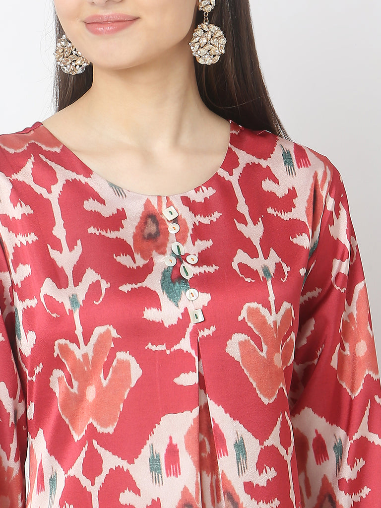 Nylangan Regular Fit Printed Kurta