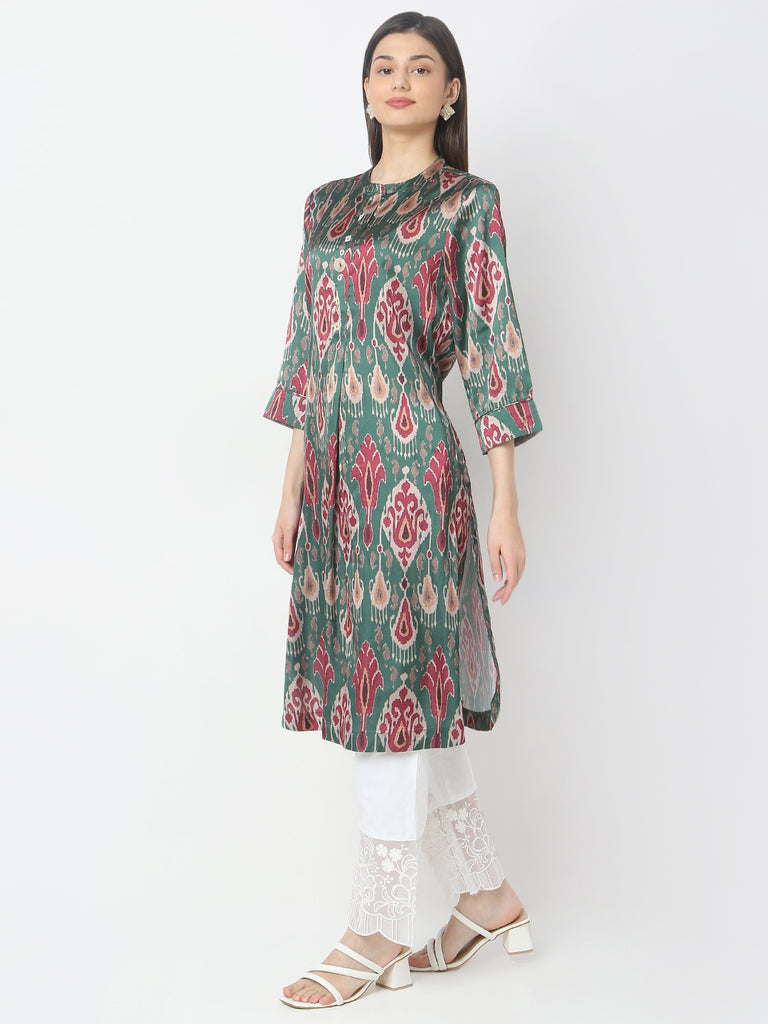 Nylangan Regular Fit Printed Kurta