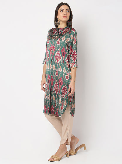 Nylangan Regular Fit Printed Kurta