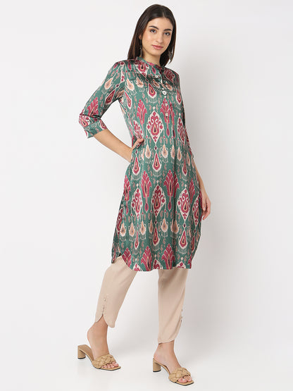 Nylangan Regular Fit Printed Kurta