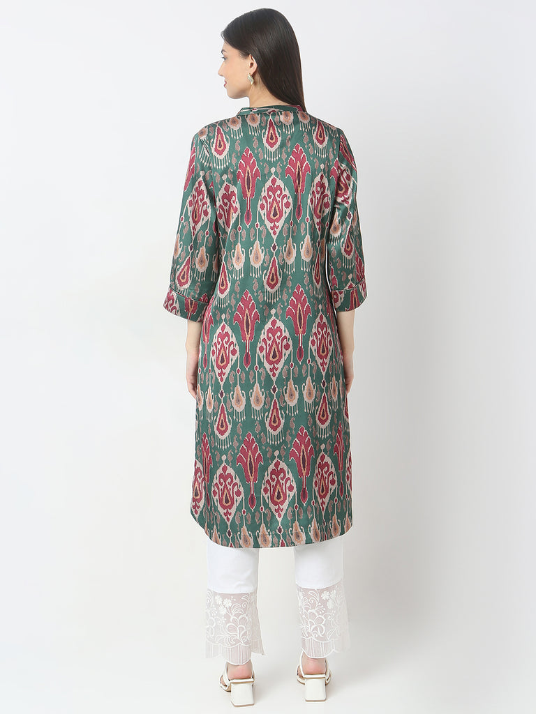 Nylangan Regular Fit Printed Kurta