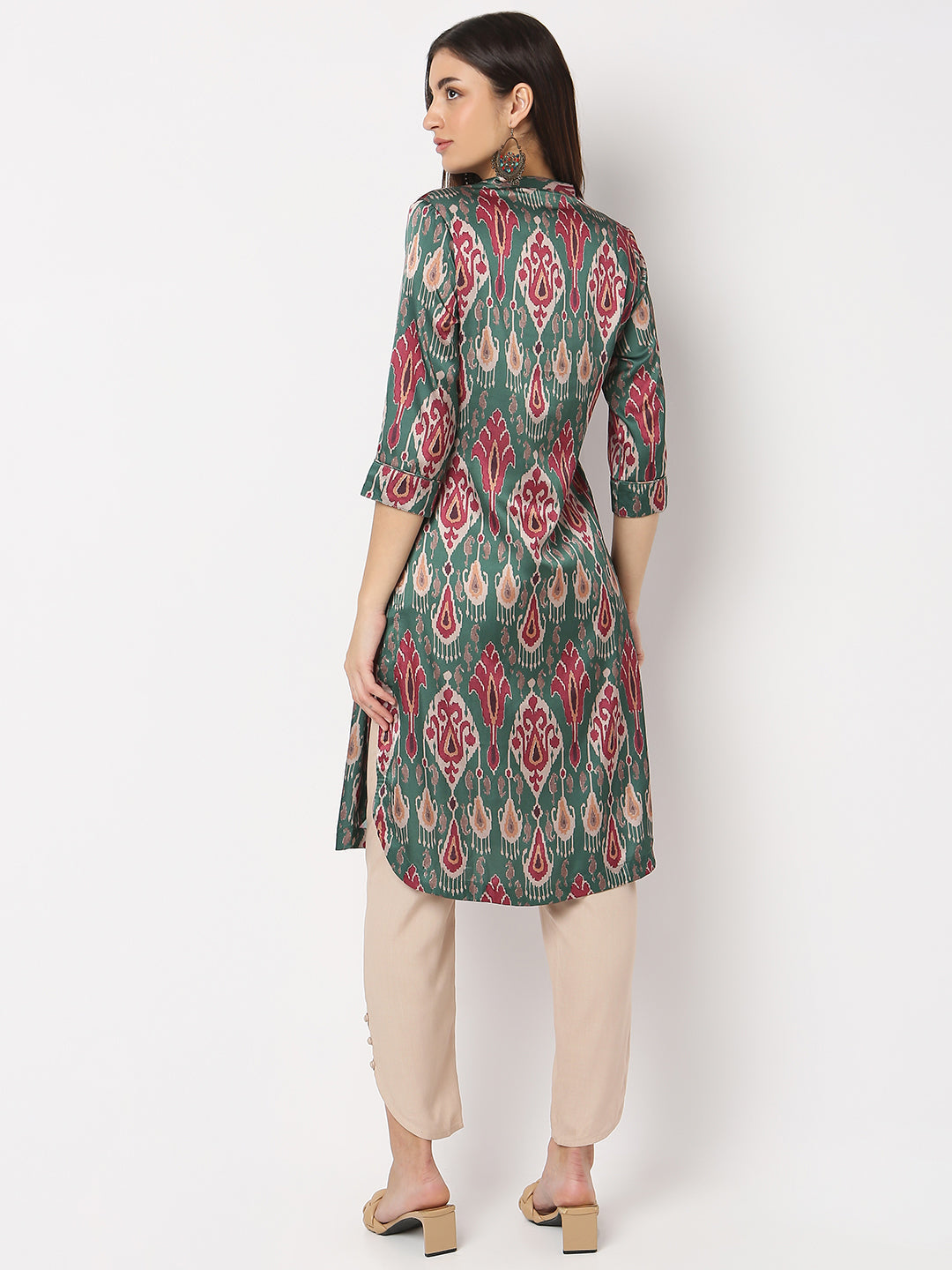 Nylangan Regular Fit Printed Kurta