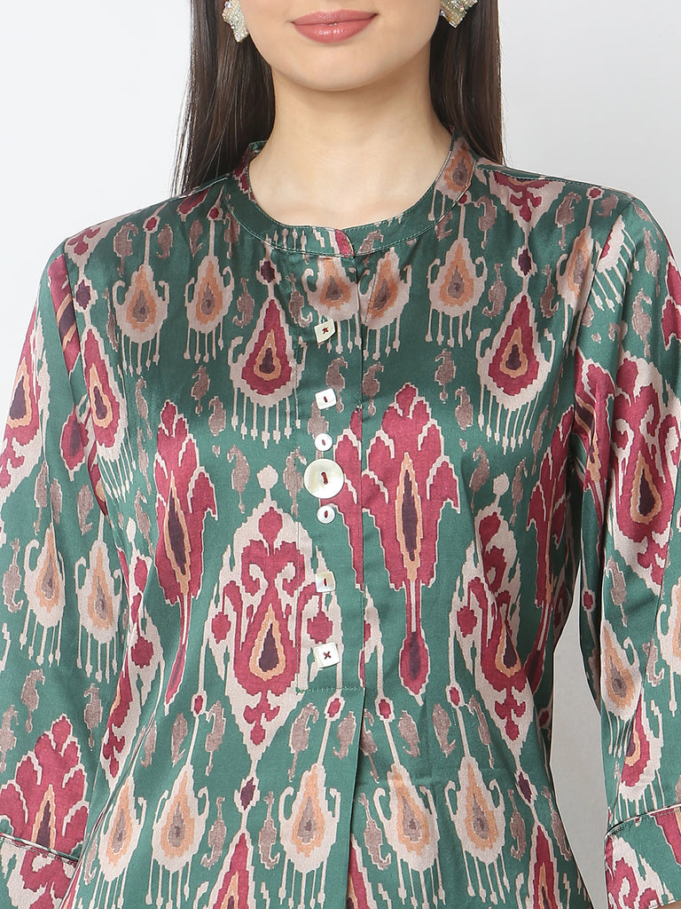 Nylangan Regular Fit Printed Kurta