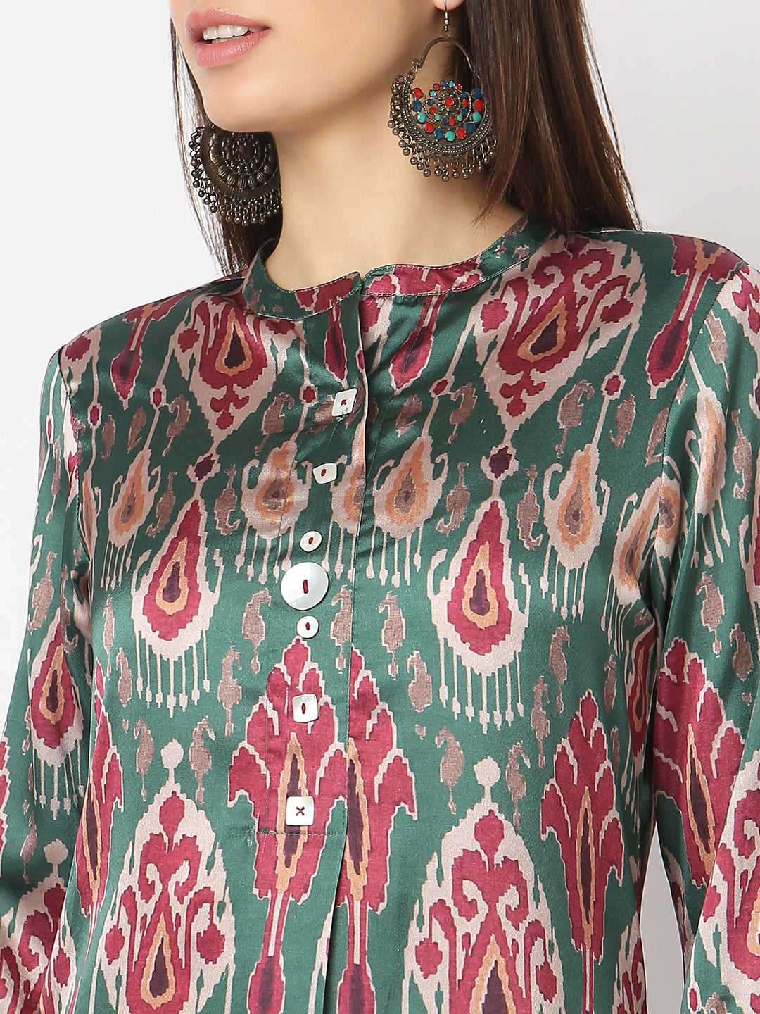 Nylangan Regular Fit Printed Kurta