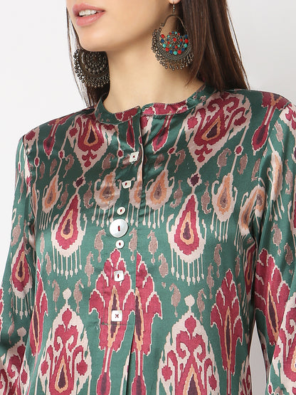 Nylangan Regular Fit Printed Kurta