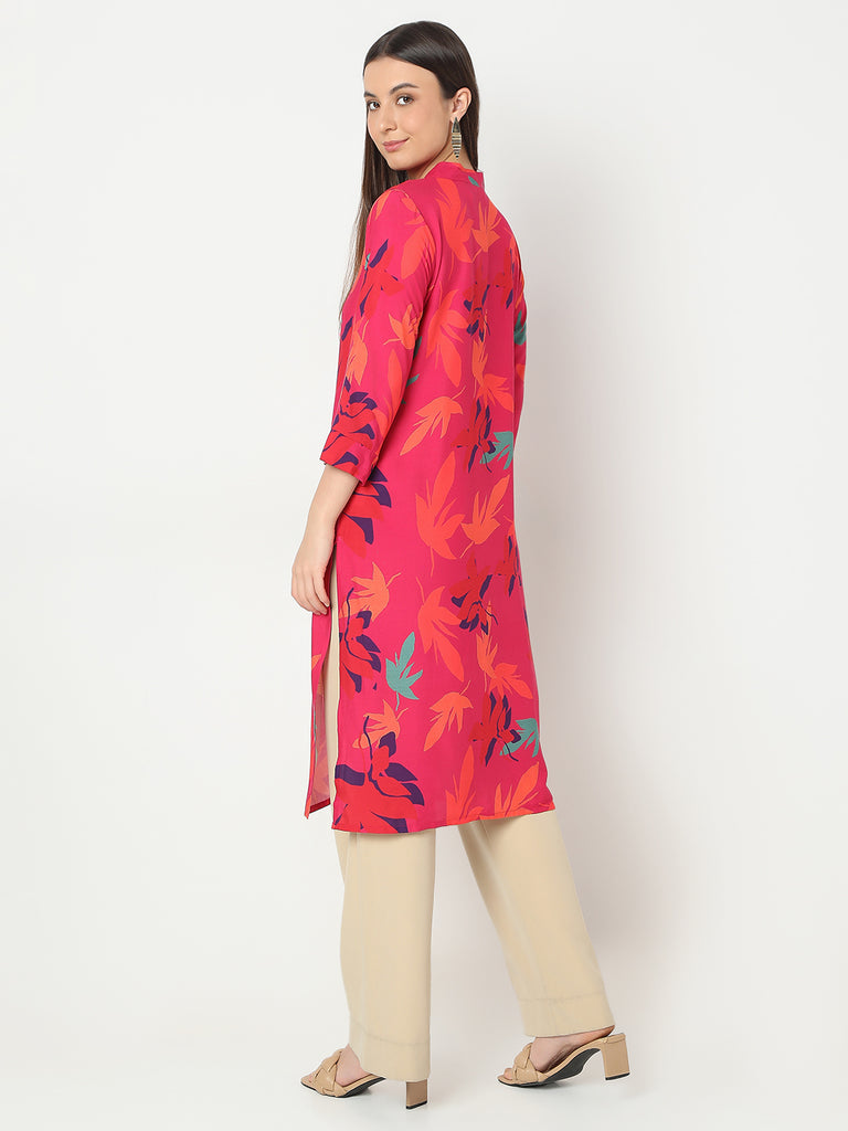 Nylangan Straight Fit Printed Kurta