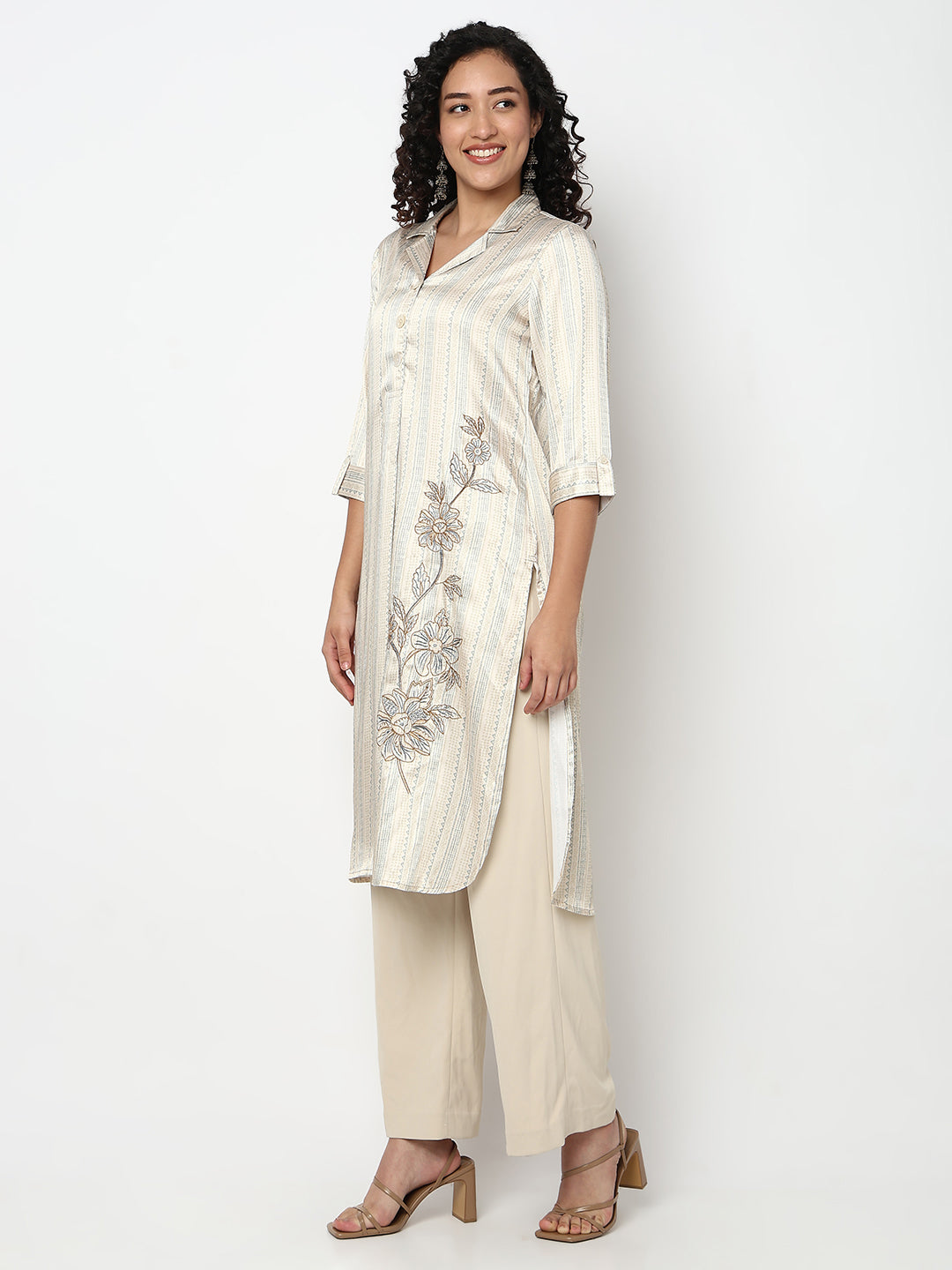 Nylangan Abstract A-Line Kurta