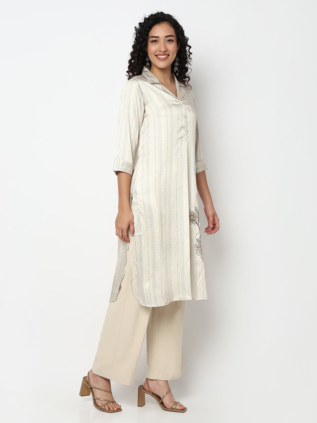 Nylangan Abstract A-Line Kurta