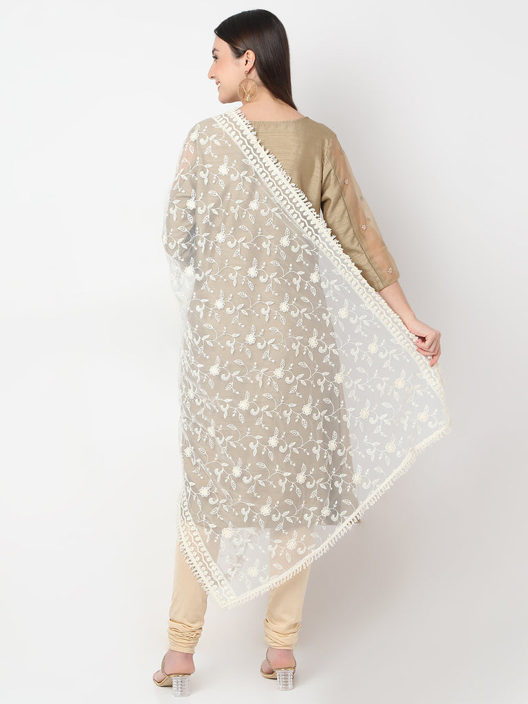 Polyester Embroidered Ethnic Dupatta