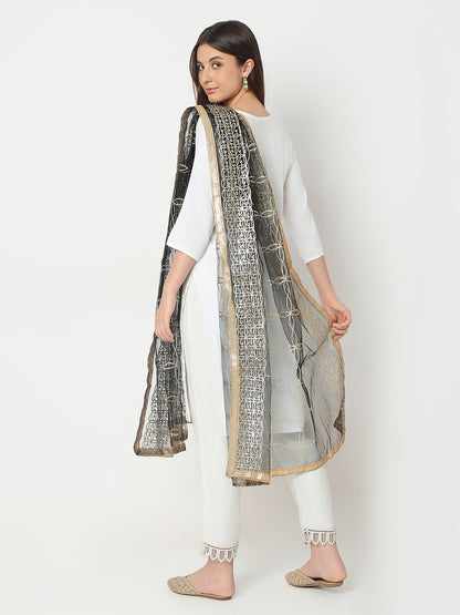 Polyester Embroidered Dupatta