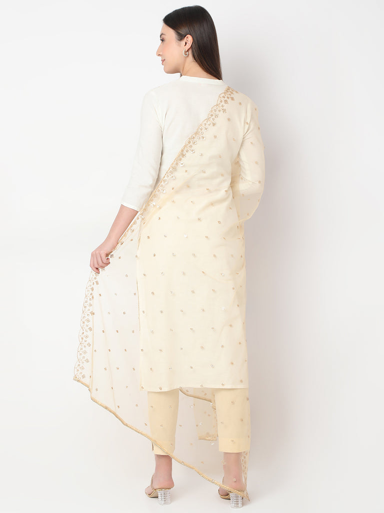 Polyester Embroidered Ethnic Dupatta