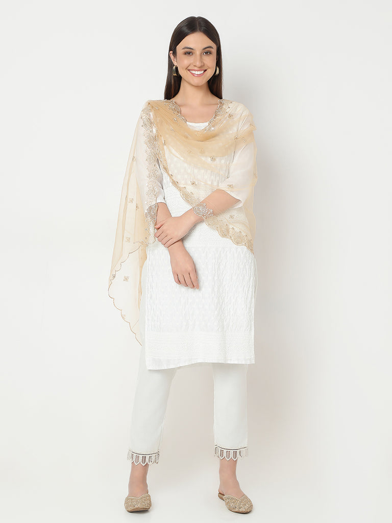 Nylon Embroidered Dupatta