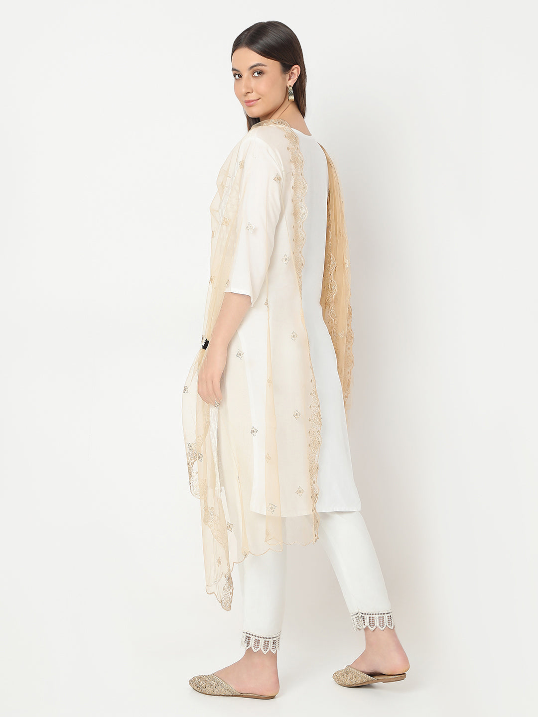 Nylon Embroidered Dupatta