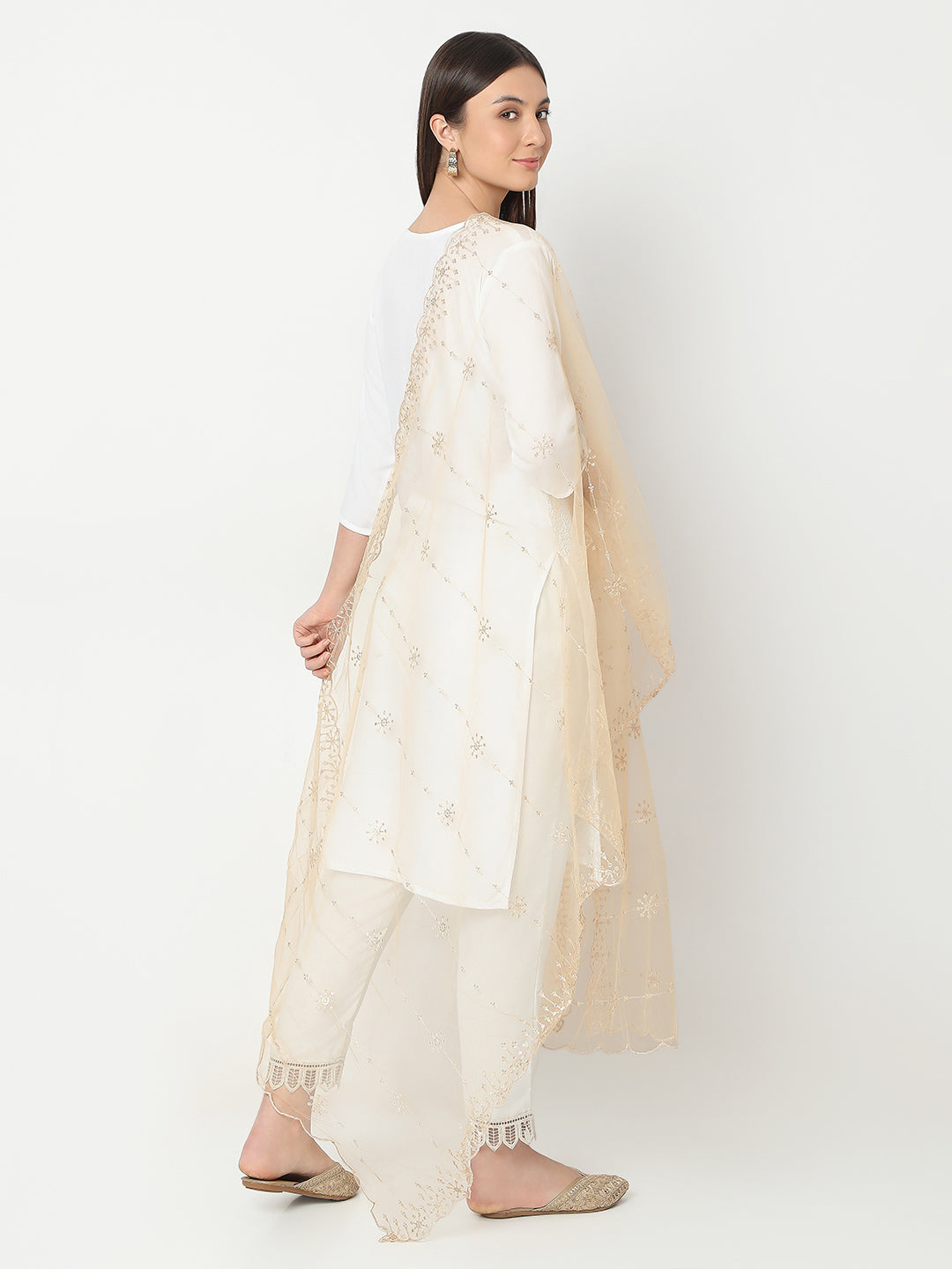 Nylon Embroidered Dupatta