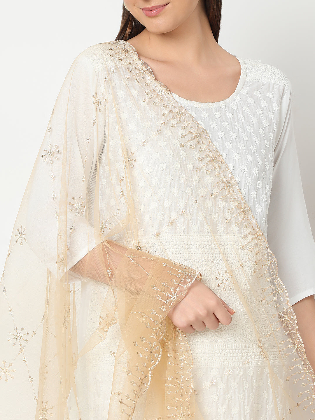 Nylon Embroidered Dupatta