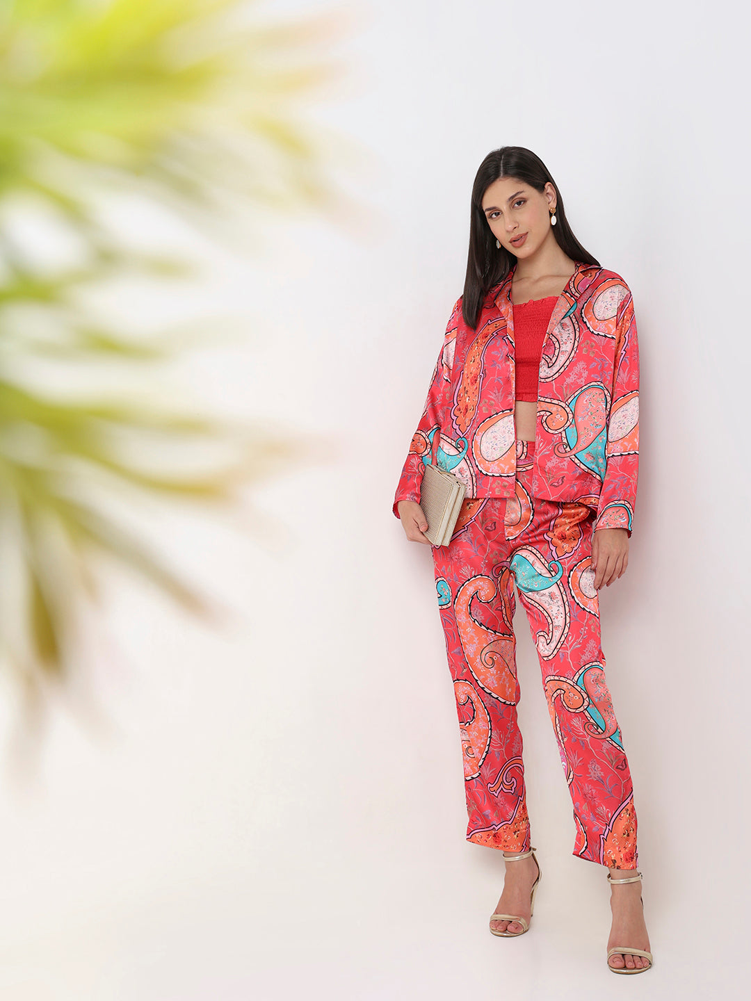 Straight Fit Printed Ethnic Set