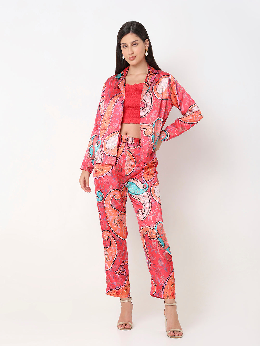 Straight Fit Printed Ethnic Set