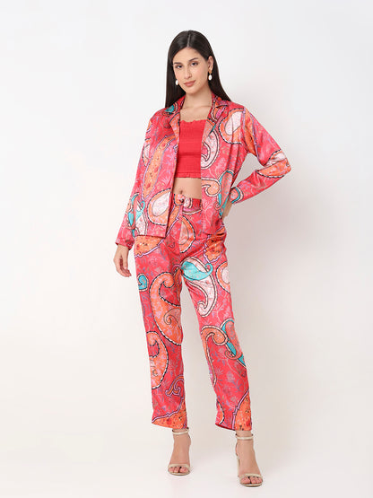 Straight Fit Printed Ethnic Set