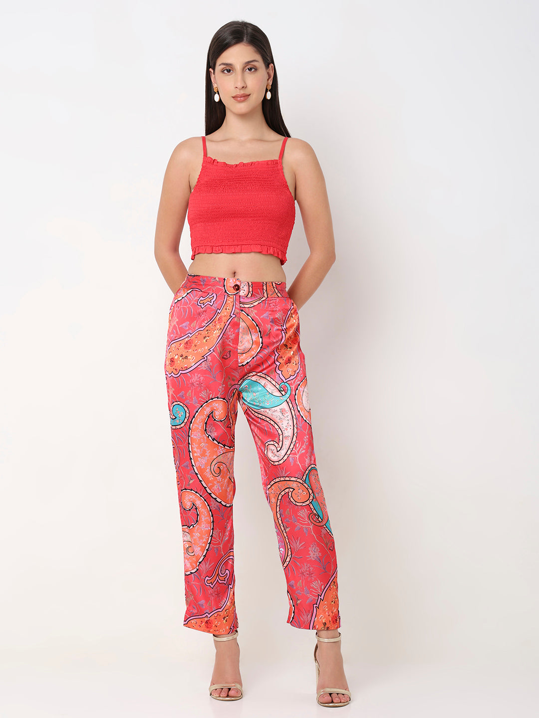 Straight Fit Printed Ethnic Set
