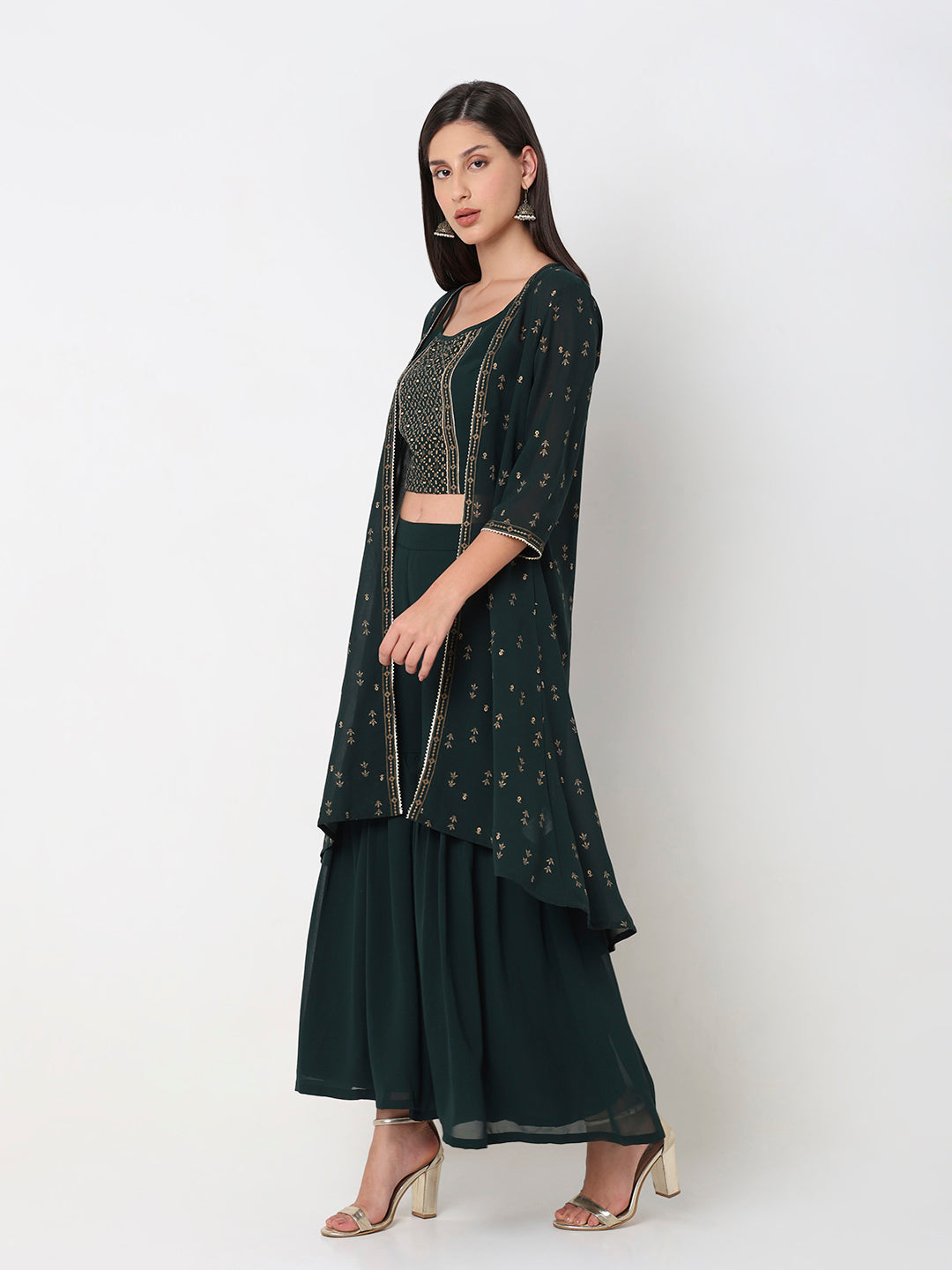 Straight Fit Printed Ethnic Set