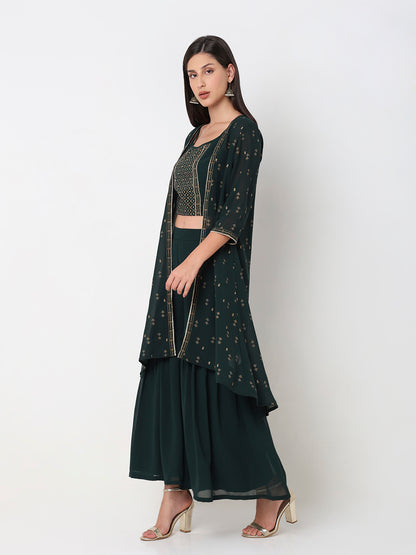 Straight Fit Printed Ethnic Set