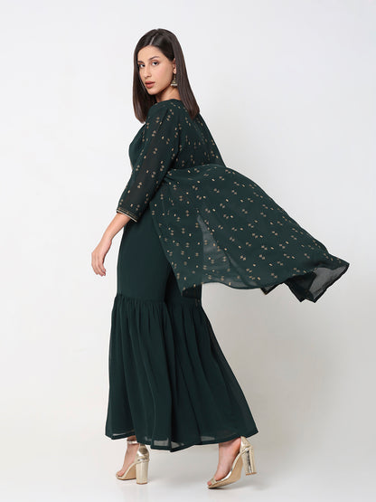 Straight Fit Printed Ethnic Set