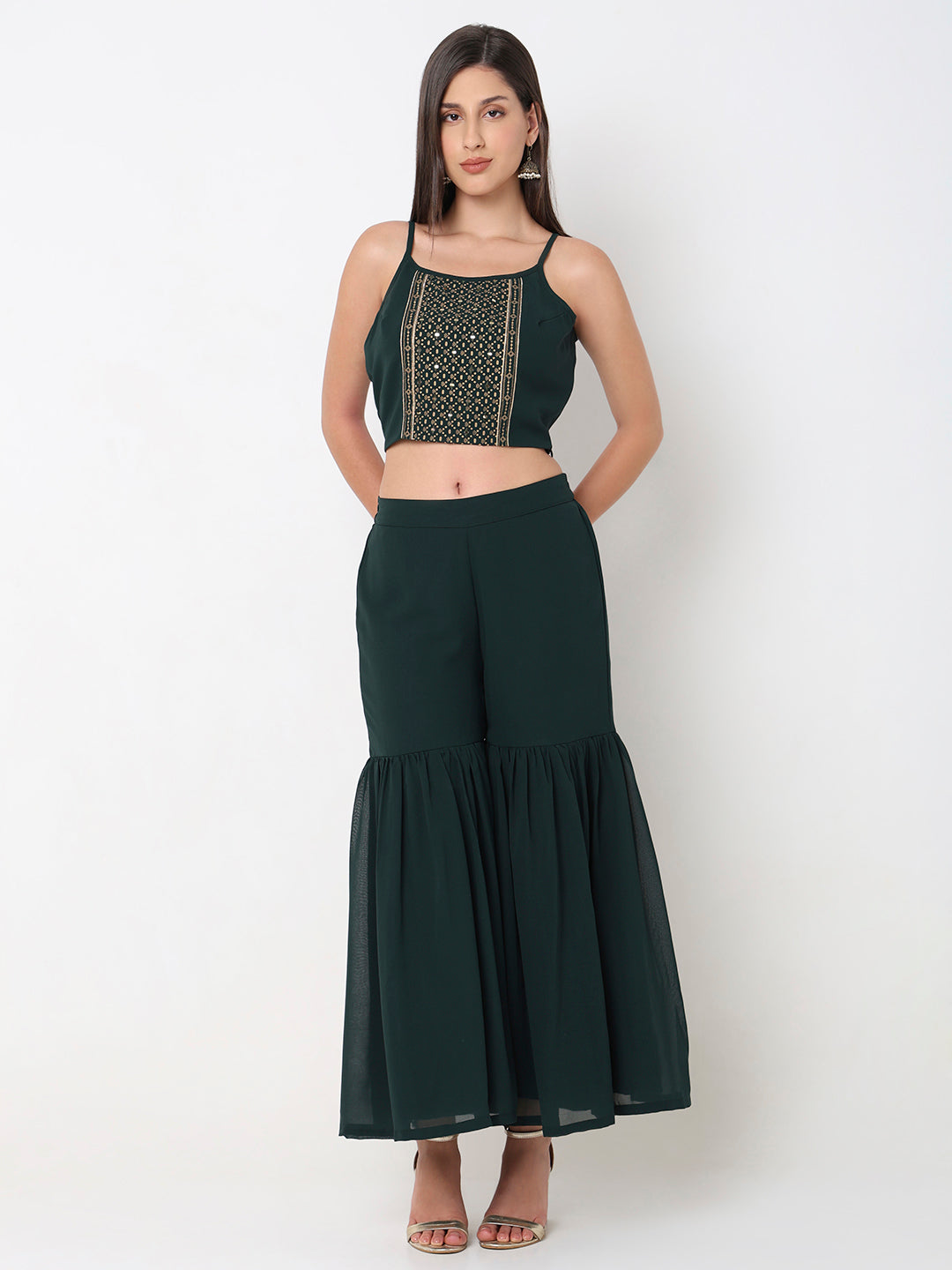 Straight Fit Printed Ethnic Set