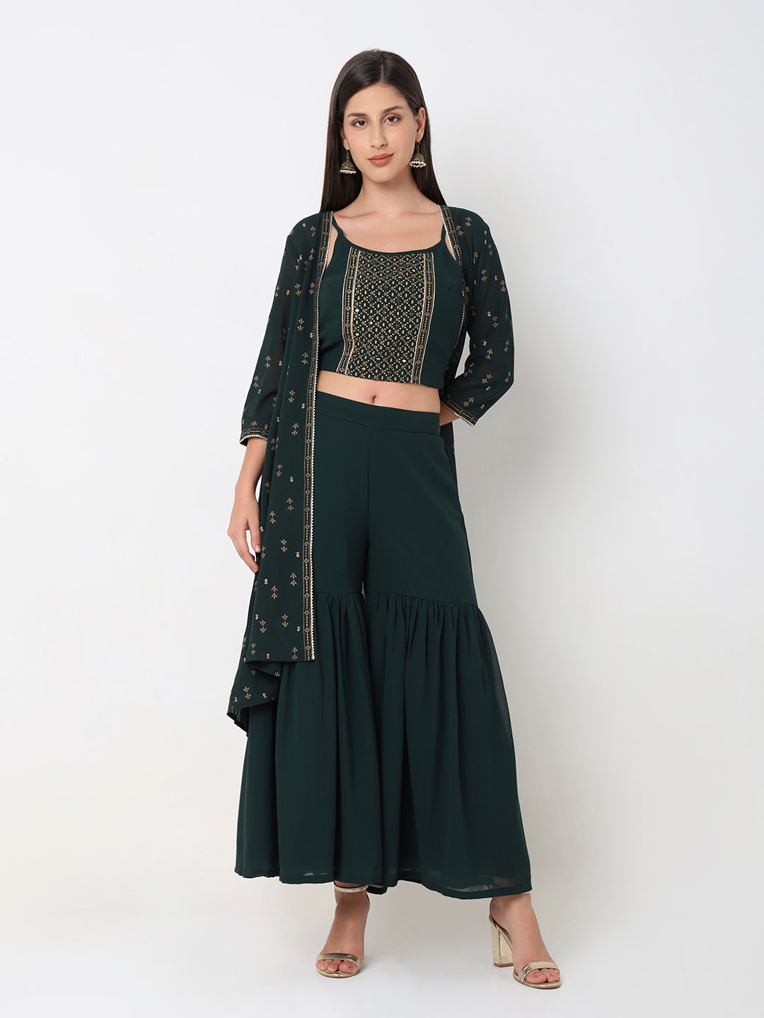 Straight Fit Printed Ethnic Set