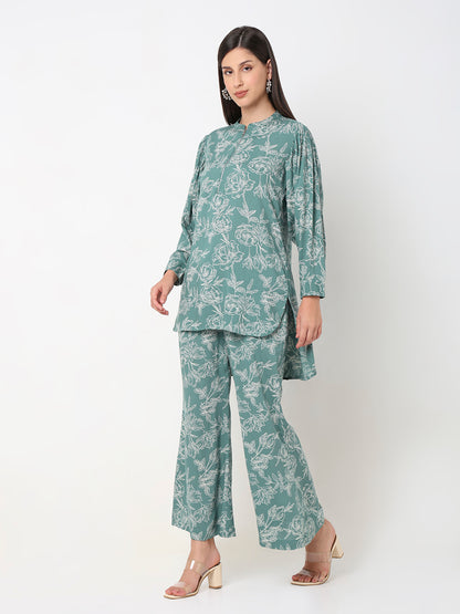 Straight Fit Printed Ethnic Set