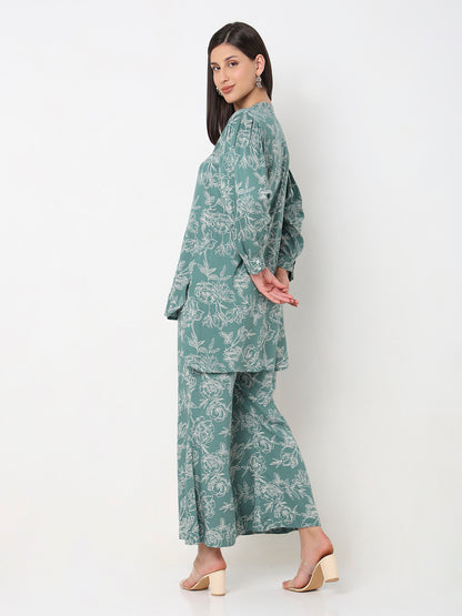 Straight Fit Printed Ethnic Set