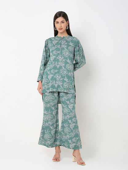 Straight Fit Printed Ethnic Set