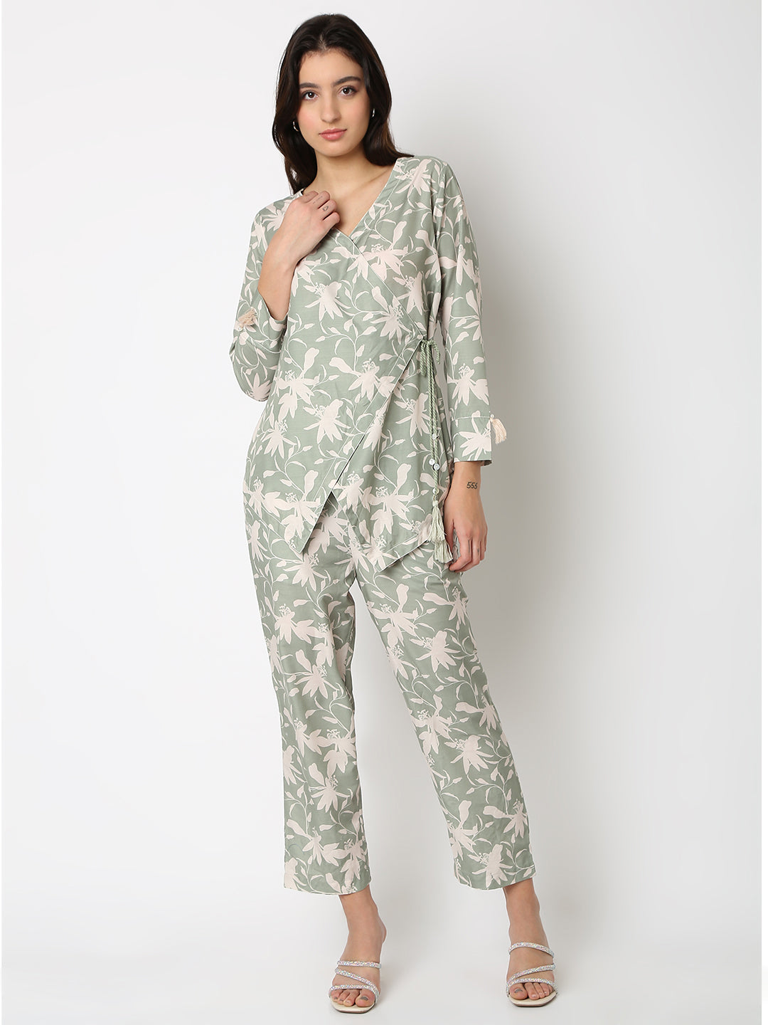 Regular Fit Printed Ethnic Set