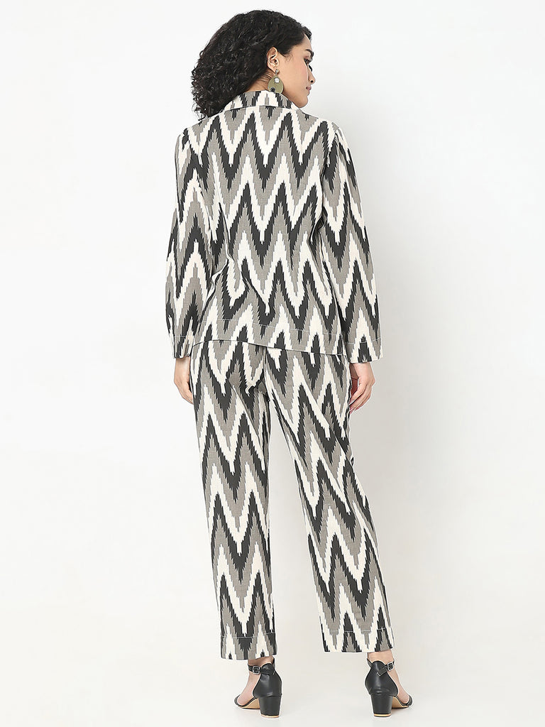 Straight Fit Printed Ethnic Set