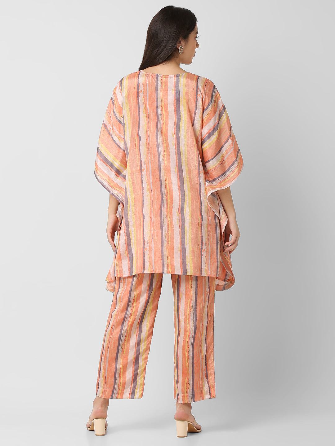 Regular Fit Printed Kaftan Inner With Pant Sets