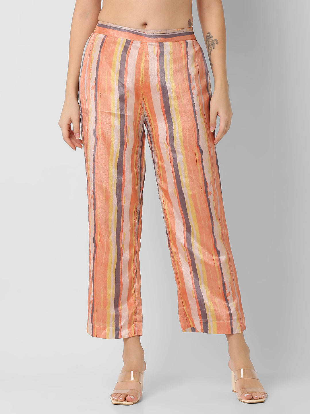 Regular Fit Printed Kaftan Inner With Pant Sets