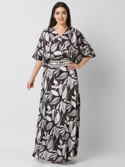 Regular Fit Printed Top With Skirt Sets