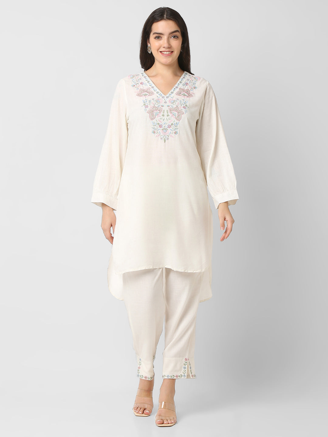 Regular Fit Printed Kurta With Pant Sets