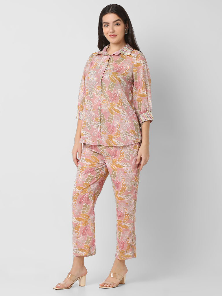 Regular Fit Printed Shirt With Pant Sets