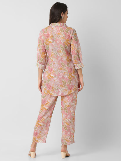 Regular Fit Printed Shirt With Pant Sets