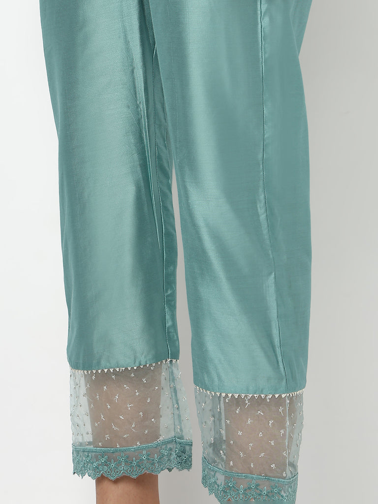 Flared Printed Kurta with Pant Set