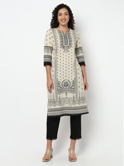 Printed Kurta and Pant with Dupatta Set