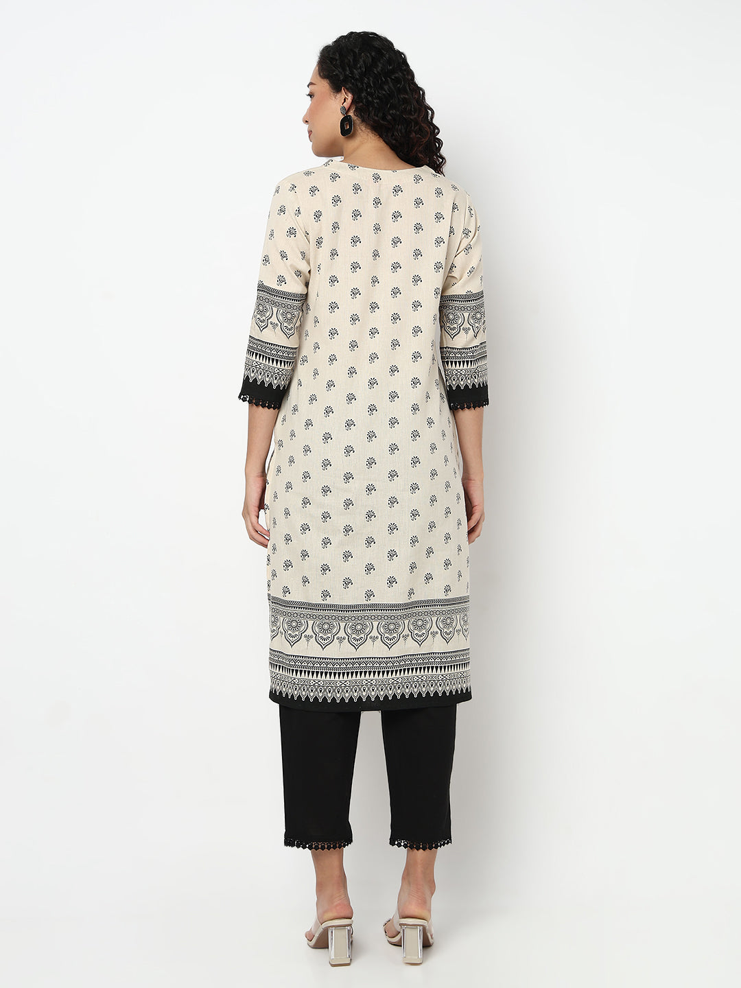 Printed Kurta and Pant with Dupatta Set